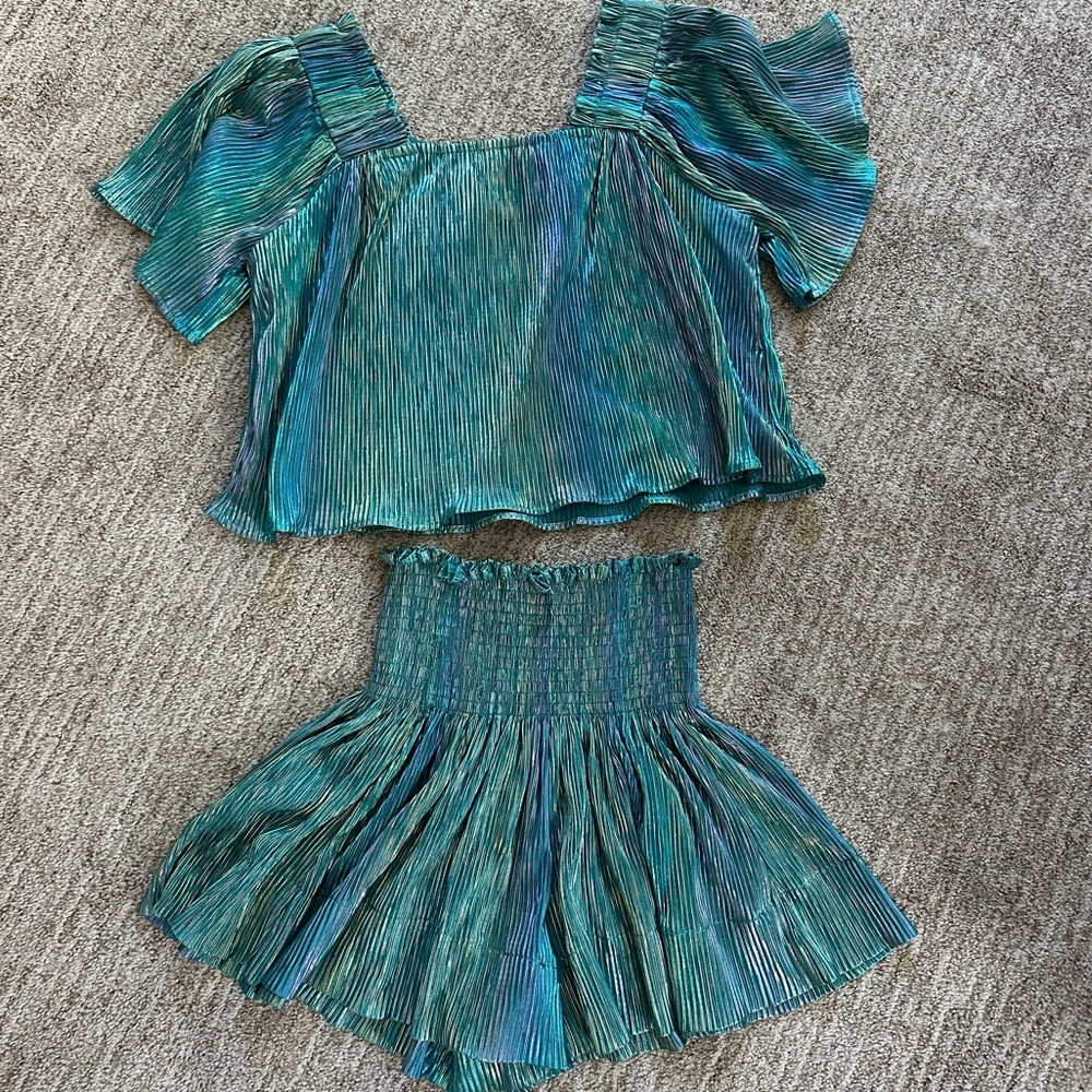 Queen Of Sparkles Swing Shorts and Top Set